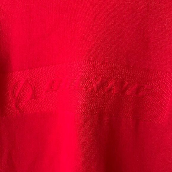 Vintage 90s Lee Heavyweight Boeing Crewneck Sweatshirt Red Men's Size Large - Picture 4 of 8